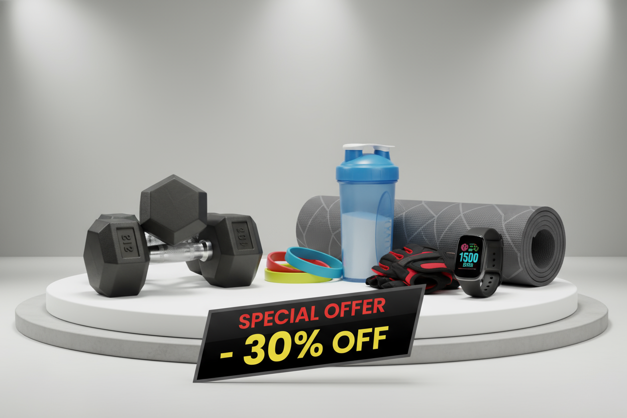 gym product and also shown a offer