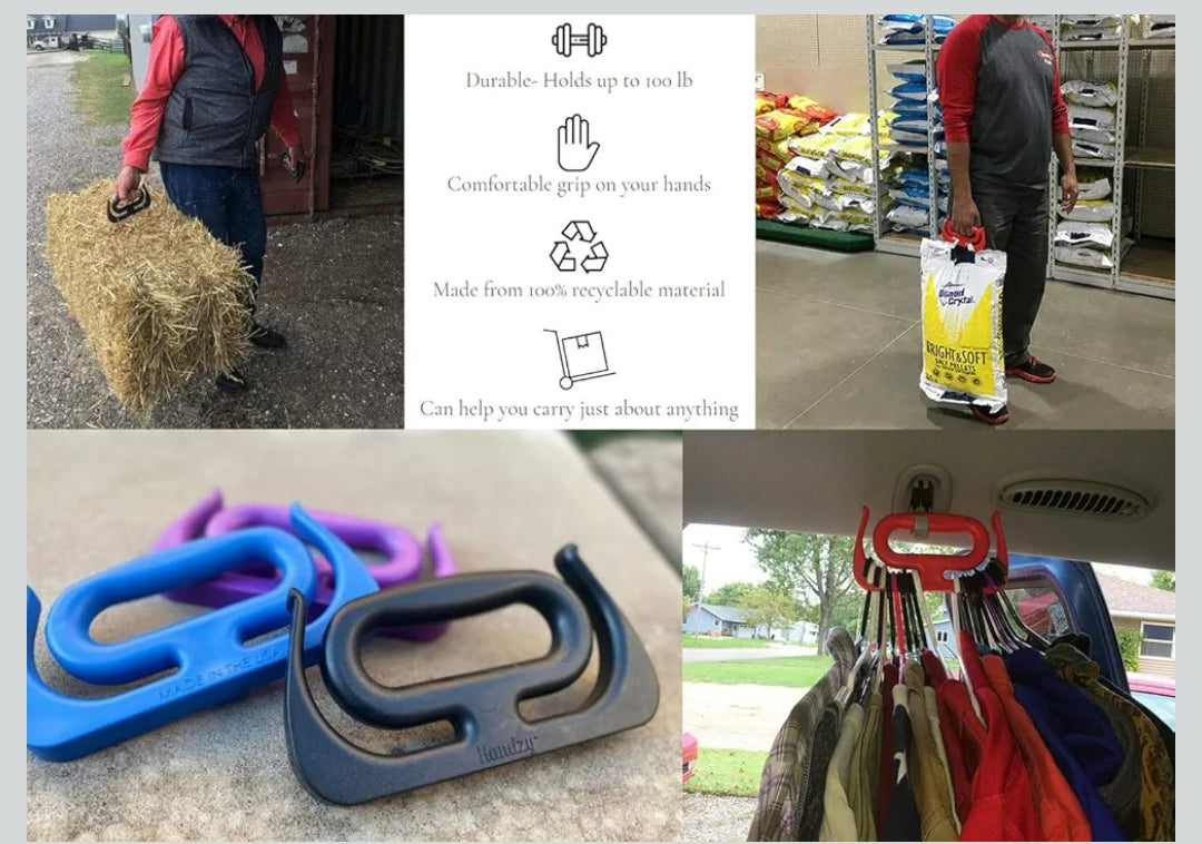 Storage Bag Handle Rack Durable Heavy Duty